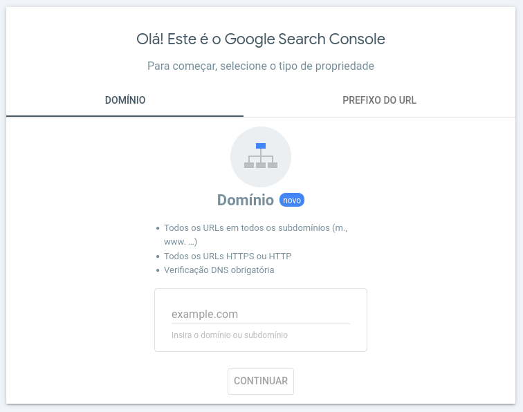 Print página google search console